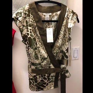 Vertigo wrap shirt - Size XS